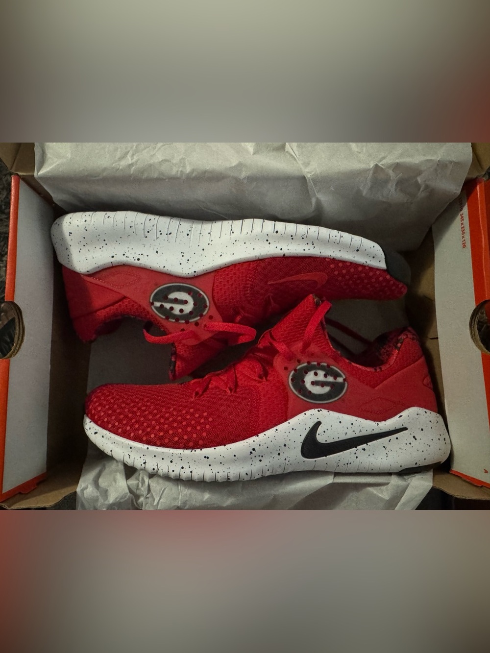 Georgia Bulldogs Nike Free TR 8 AR0418 600 Size 12 New